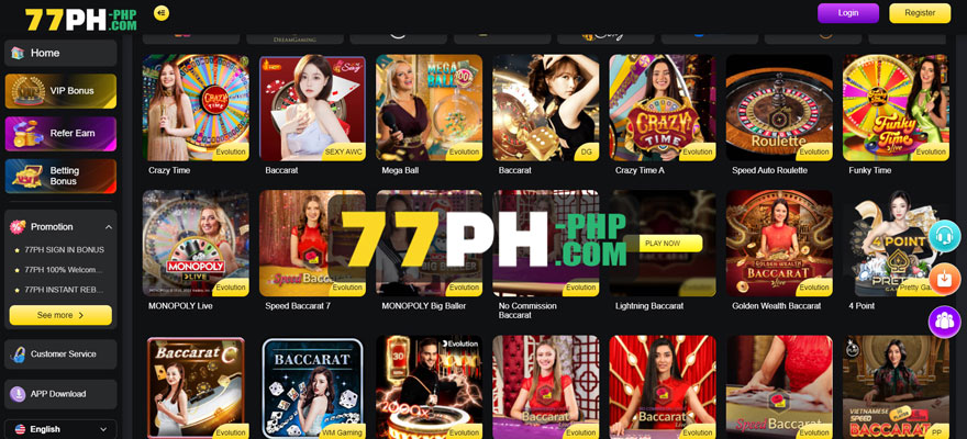 Join the 77ph App Casino Community Today!