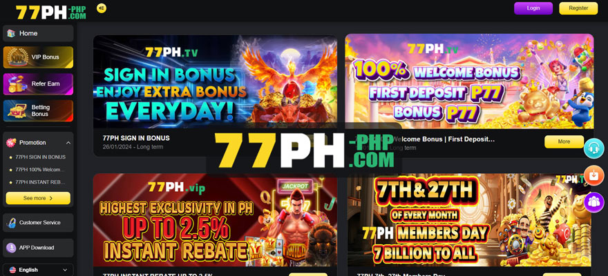 Top Reasons Why You Should Consider Playing at 77ph App casino